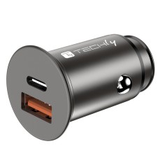 Techly Mini Car Charger Usb-A And – kompakt biloplader